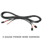 Included 3 Gauge Power Wire Harness Included 3 Gauge Power Wire Harness