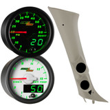 2007-2013 GMC Sierra Duramax Full Size Dual Green MaxTow Custom Gauge Package 2007-2013 GMC Sierra Duramax Full Size Dual Green MaxTow Custom Gauge Package