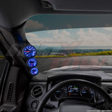 2009-2014 Ford F-150 Triple Pillar Pod Installed Straight View