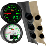 MaxTow | Green Double Vision™ Triple Gauge Package for 2014-2019