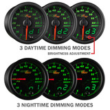 3 Daytime & 3 Nighttime Dimming Modes 3 Daytime & 3 Nighttime Dimming Modes