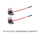 2 Pack - ATO (ATC) Expandable Circuit & 4 Amp Fuse 2 Pack - ATO (ATC) Expandable Circuit & 4 Amp Fuse