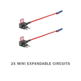 2 Pack - Mini Expandable Circuit & 4 Amp Fuse 2 Pack - Mini Expandable Circuit & 4 Amp Fuse