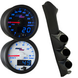 Blue MaxTow Triple Gauge Package for 1997-2002 Ford F-150