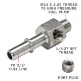 Fuel Pressure Adapter for 2011-2016 Ford F-150 3.5L EcoBoost
