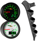 Green MaxTow Quad Gauge Package for 1987-1991 Ford F-Series Thumb Green MaxTow Quad Gauge Package for 1987-1991 Ford F-Series Thumb
