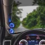 Taupe Dual Pillar Gauge Pod Installed for 2010-2018 Dodge Ram Cummins