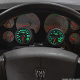 Black Dual Steering Column Gauge Pod for 2003-2009 Dodge Ram Cummins Black Dual Steering Column Gauge Pod for 2003-2009 Dodge Ram Cummins