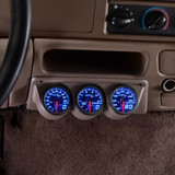 Blue MaxTow Triple Under Dashboard Gauge Package for 1999-2004 Ford Super Duty Power Stroke Blue MaxTow Triple Under Dashboard Gauge Package for 1999-2004 Ford Super Duty Power Stroke