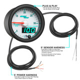 MaxTow Match 3rd Gen Cummins 30,000 PSI Fuel Rail Pressure Gauge Parts & Wiring Included