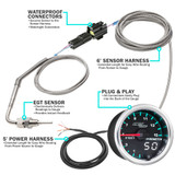 MaxTow Match 1500 F Pyrometer EGT Gauge for 2014-2020 6.6L GM Duramax Parts & Wiring Included MaxTow Match 1500 F Pyrometer EGT Gauge for 2014-2020 6.6L GM Duramax Parts & Wiring Included