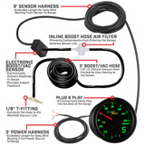 Boost/Vacuum Gauge Wiring & Parts Schematic