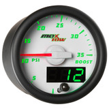 White MaxTow Double Vision 35 PSI Boost Gauge White MaxTow Double Vision 35 PSI Boost Gauge