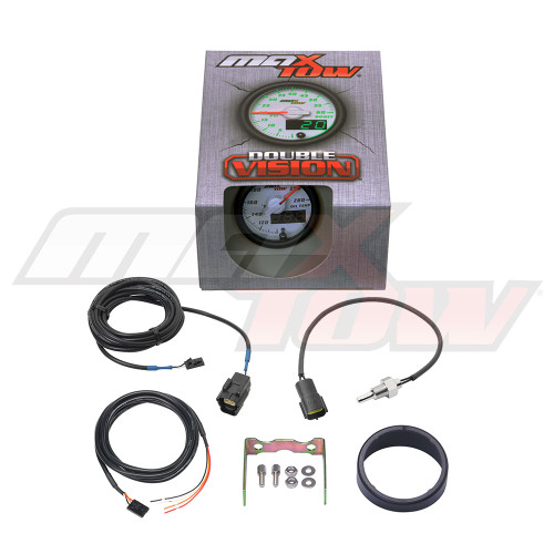 White & Green MaxTow Oil Temperature Gauge Unboxed