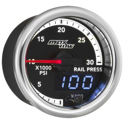 MaxTow Match 4th Gen Cummins 30,000 PSI Fuel Rail Pressure Gauge