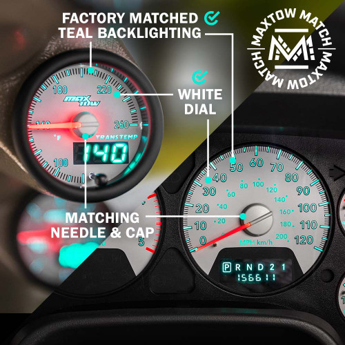 MaxTow Match Comparison with Factory Cluster Gauges