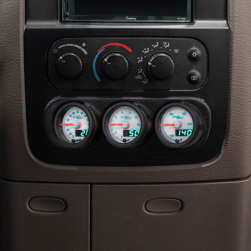 MaxTow Match Triple Dashboard Gauge Package for 2003-2005 Dodge Ram Cummins
