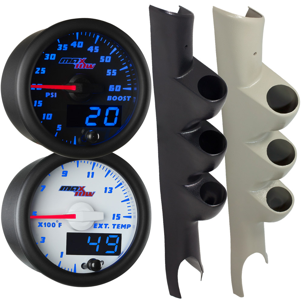 MaxTow Gauge Pods For 3rd Gen 20032009 Dodge Ram Cummins