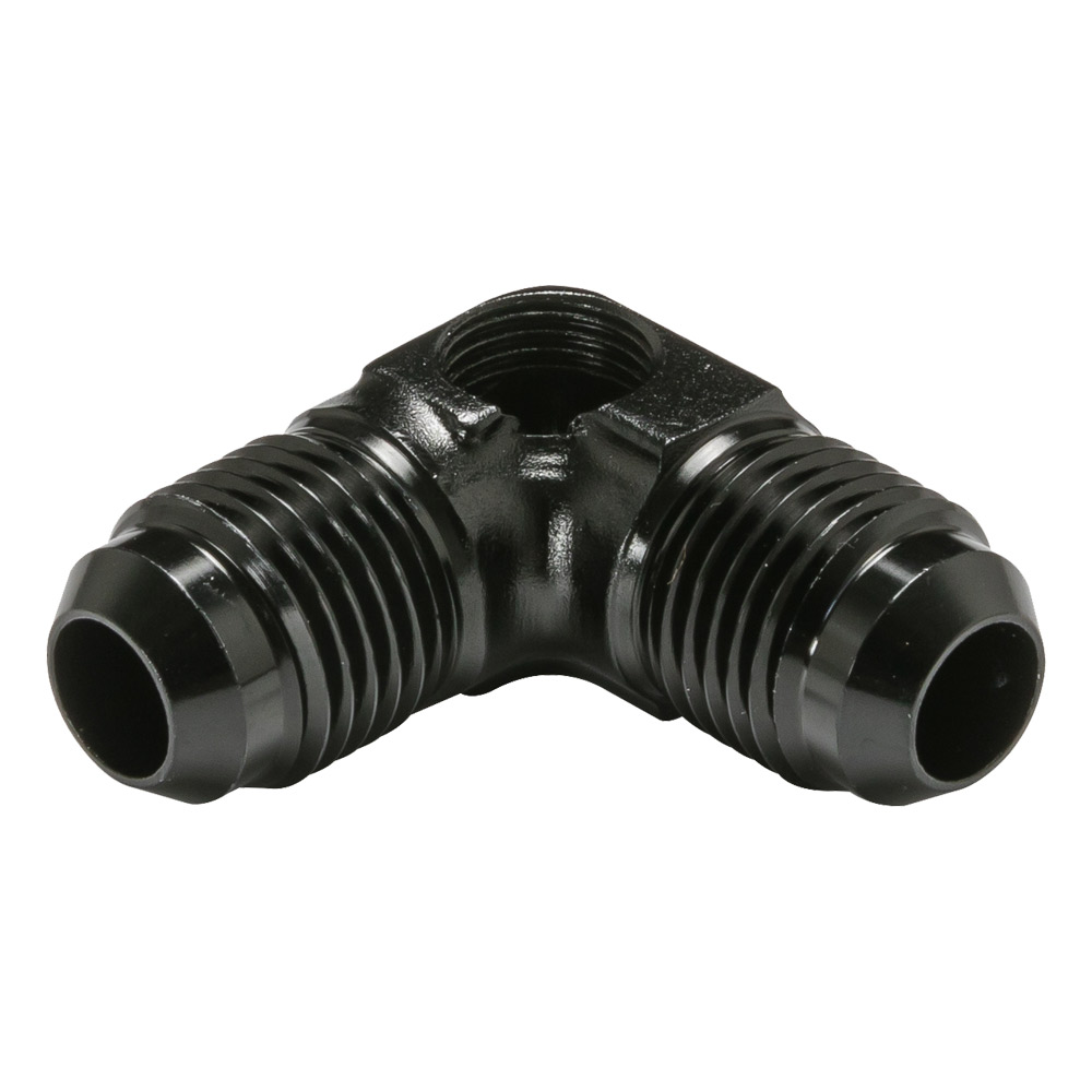 90 Degree AN Male to Male Fuel Pressure Sensor Thread Adapter