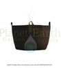 GeoPot 45 Gallon Black with Handles by the Case: 30 (GEOPTBLK45WH-30)