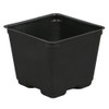 Gro Pro Black Square Pots 3.5 inch (case of 1375 pots) in Bulk (724032) UPC 10849969018131