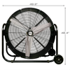 Hurricane Pro Heavy Duty Adjustable Tilt Drum Fan (42 Inch) (736488) UPC 849969025781