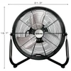 Hurricane Pro Heavy Duty Orbital Wall / Floor Fan (16 inch) (736491) UPC 849969025811