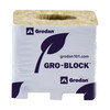 Grodan Improved 4 Block (3 inches x 3 inches x 2 inches) with hole, shrink wrapped, on strip in Bulk (713009) UPC 774783495697 (2)