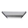 Underside view of a rectangular Gavita Pro RS 2400e LED light with multiple silver rails.