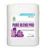 White 5-gallon jug of Botanicare Pure Blend Pro Bloom 2-3-5 with purple and white label featuring purple flowers.