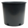 The HC Companies Squat Injection Black Plastic Round Nursery Pots (5 Gallons) in Bulk