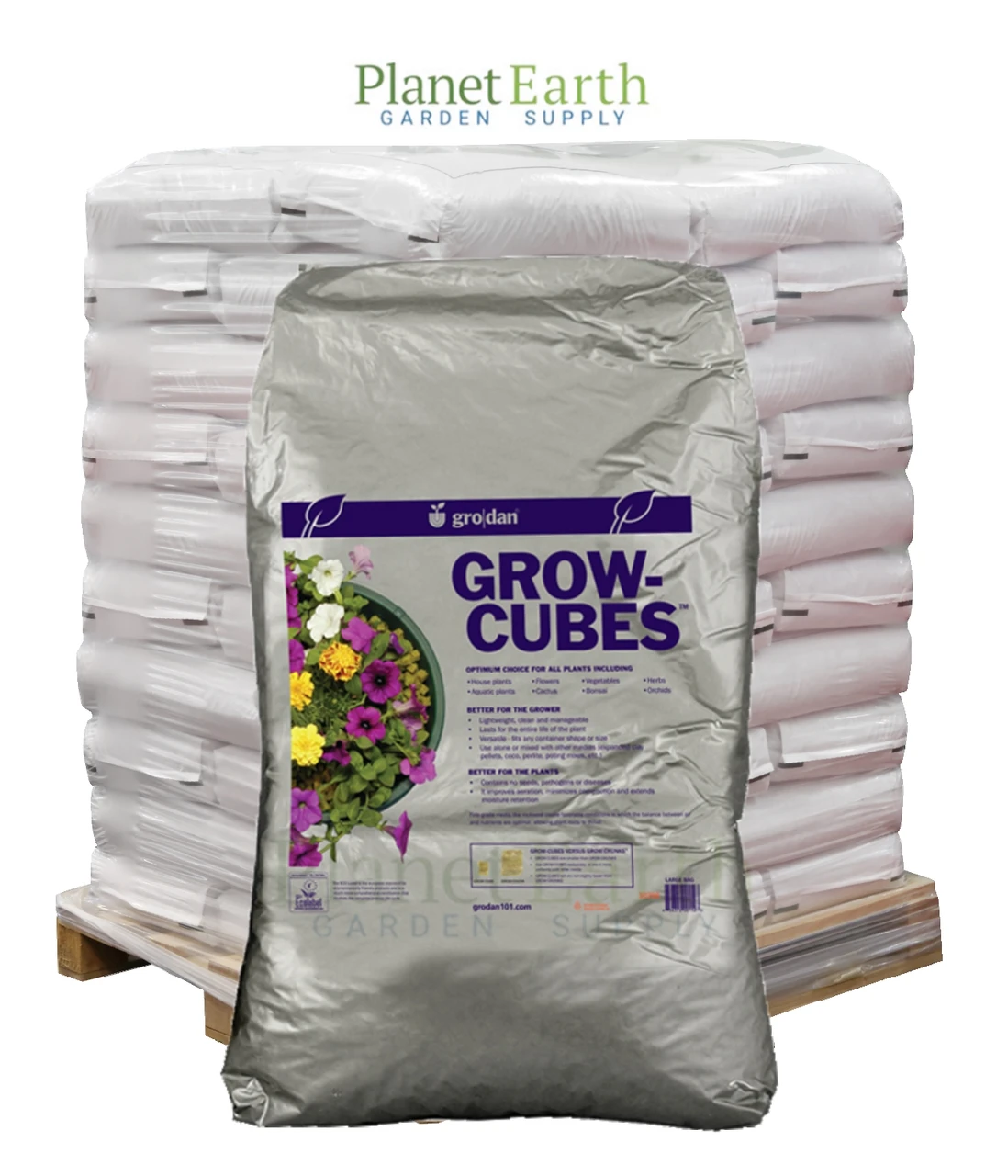 Grodan Mini Grow-Cubes (2 cubic foot bags) in Bulk (713095) UPC 8711698841616 (1)