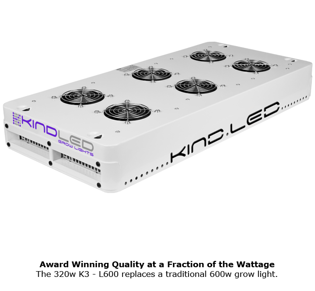 KIND LED K3 L600 LED Grow Light (L600) UPC 029882816233 (2)