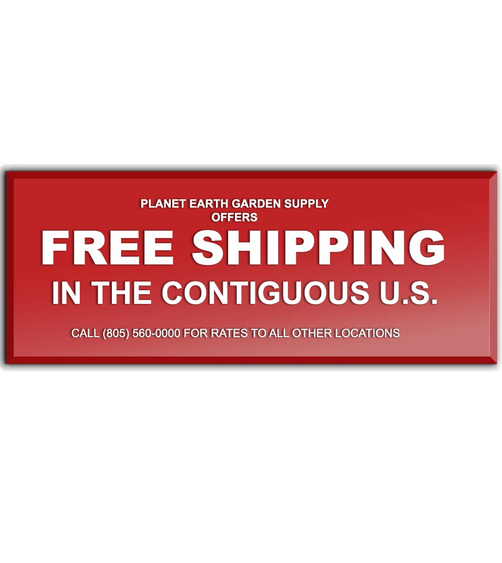 FREE SHIPPING within the United States except Alaska and Hawaii. Please use our live chat or call (805) 560-0000 for shipping rates to all other locations.