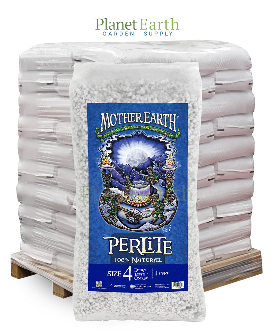 Mother Earth Perlite # 4 (4 cubic foot bags) in Bulk (713315) UPC 20870883009520