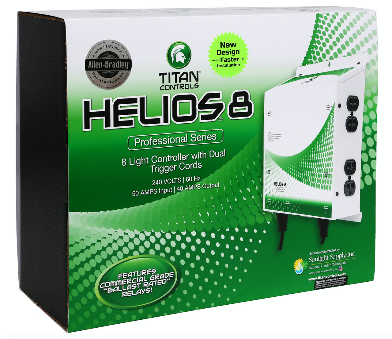 Titan Controls Helios 12 - 8 Light 240 Volt Controller with Dual Trigger Cords (702825) UPC 870883000424 (3)