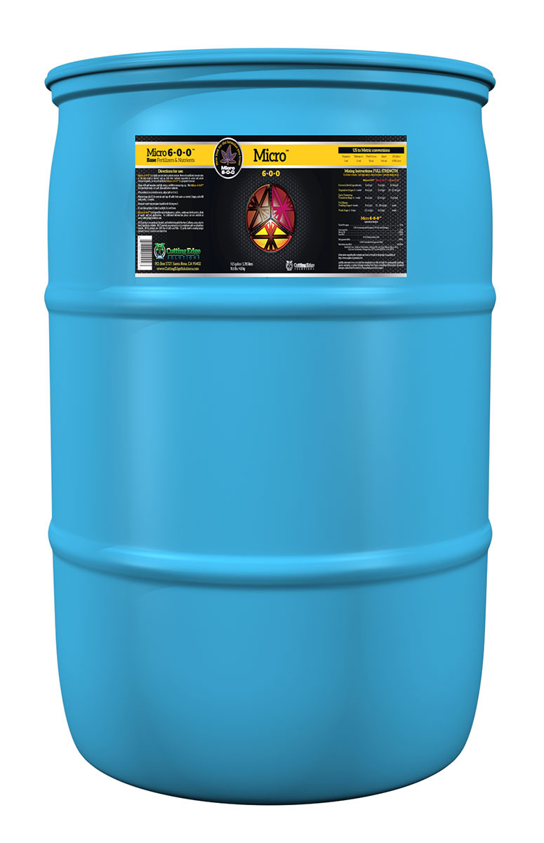 Micro (55 gallons) is comprised of a high quality nitrogen and calcium base, and micronutrients. 