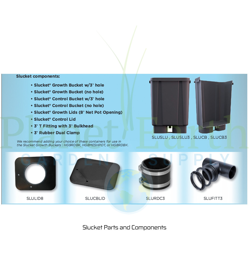 Slucket Posiflow Growth Bucket, 10 gal - NO HOLE (SLUSLU)