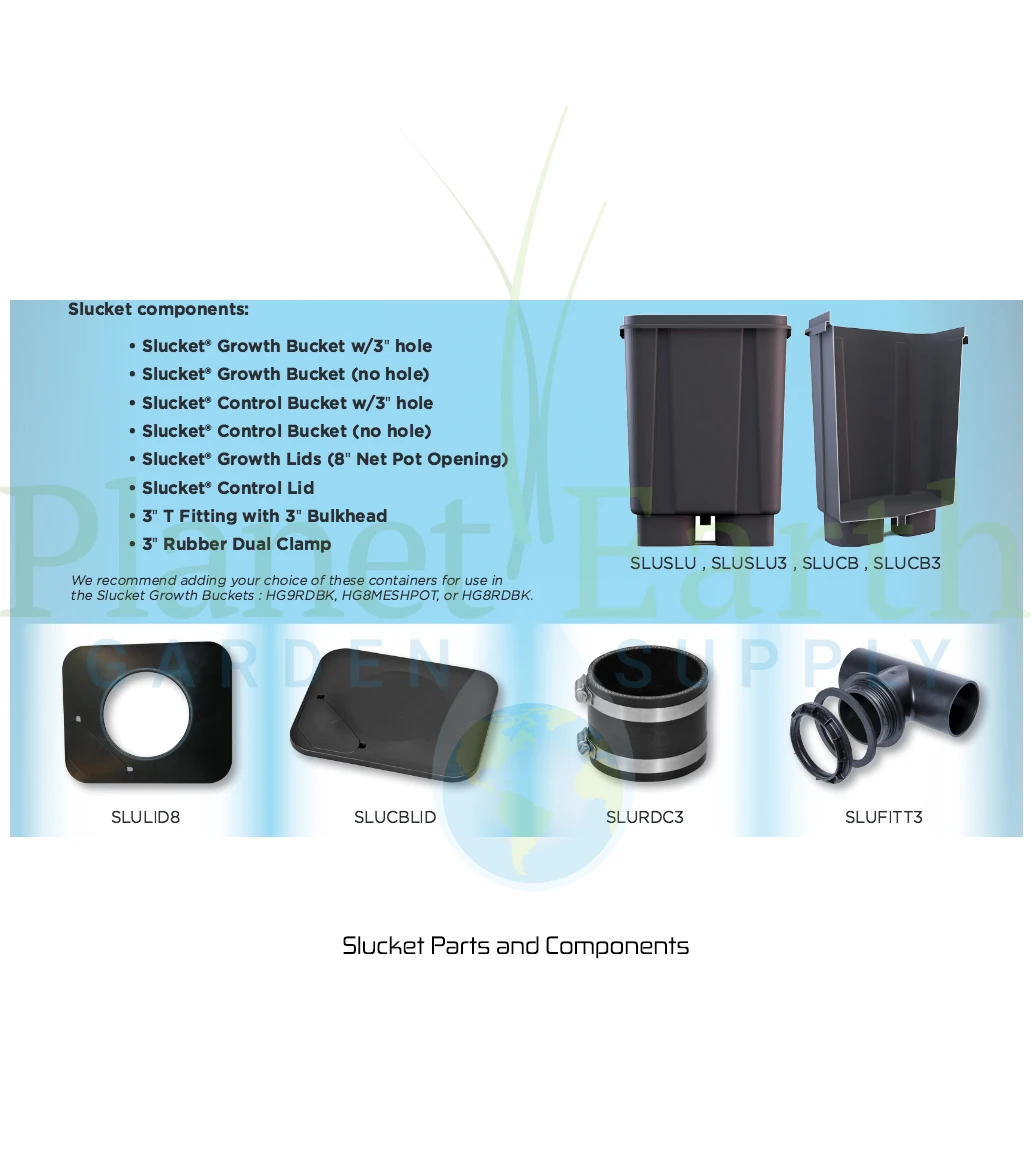 Slucket Rubber Dual Clamp (SLURDC3)
