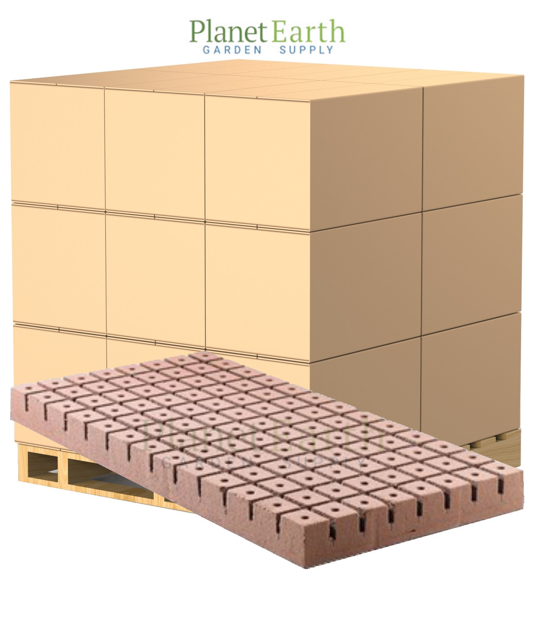 Oasis Rootcubes, (1.25 inch cubes with 104 cells on a sheet) in Bulk (HYFGMSO5010) UPC 045744050102