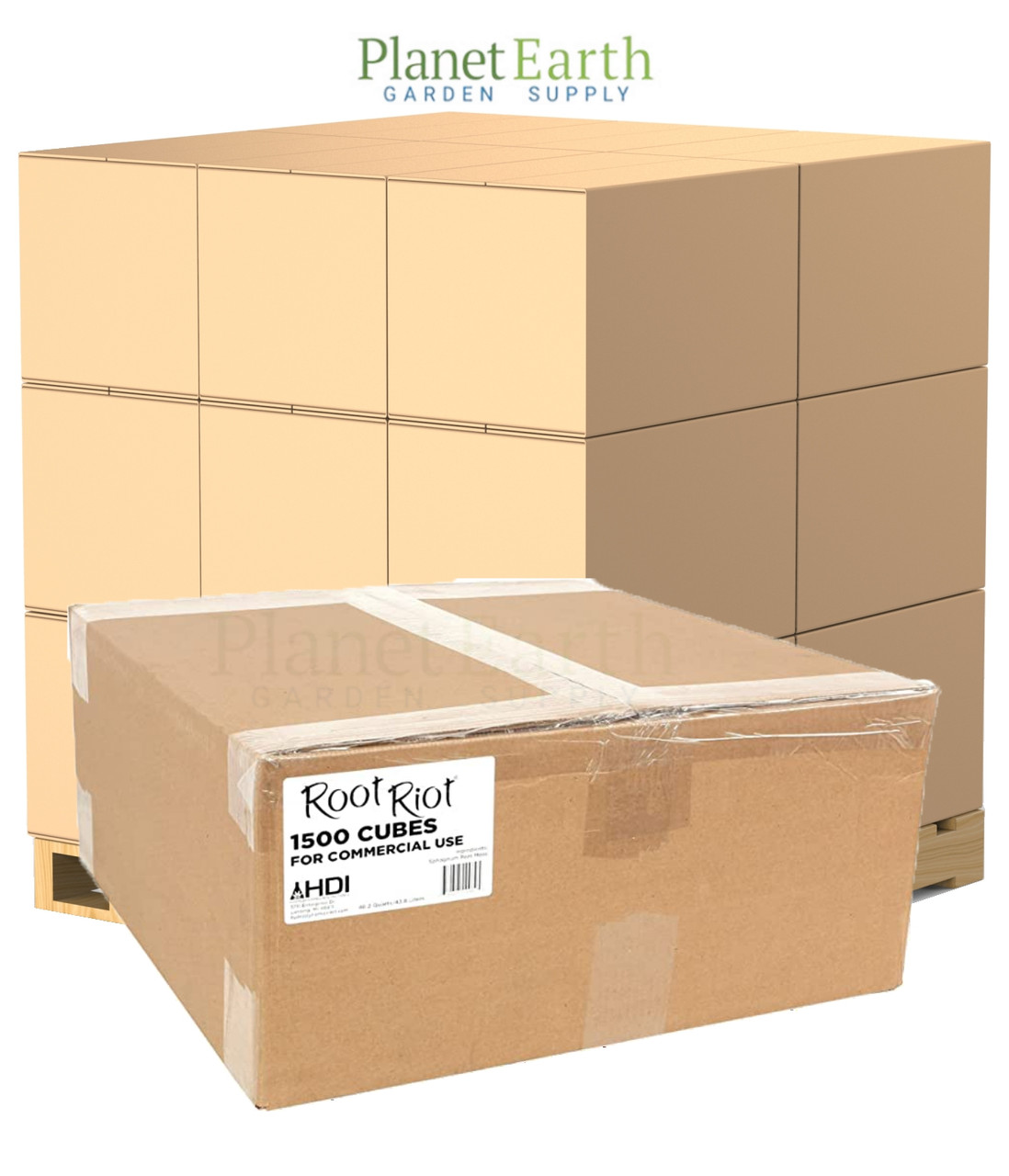 Root Riot Starter Cubes (cases of 1500) in Bulk (RRC399) UPC 659627000605 (1)