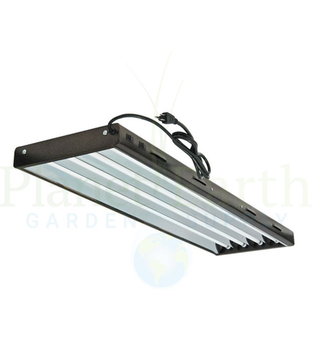 UltraGrow T5 Fluorescent (4' x 4) Lamp Fixture w/6500K Tubes (5022) UPC 4646003860904 (1)