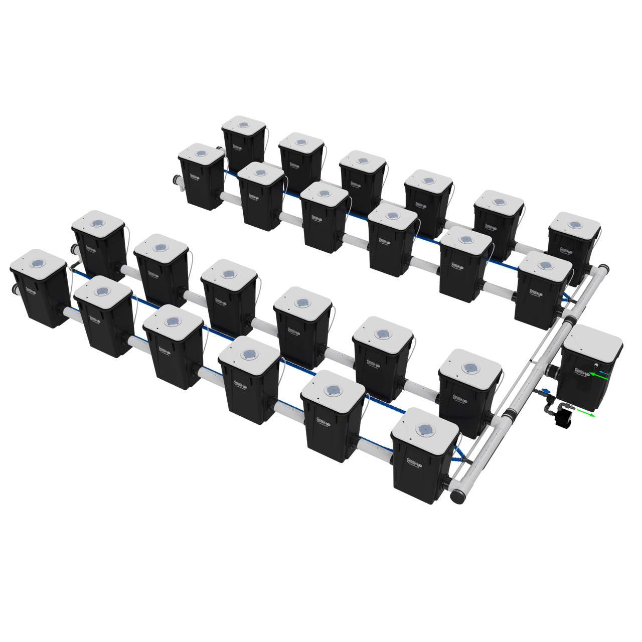 Current Culture Under Current XL13, RDWC System, 24-Site, 4-Rows (2)