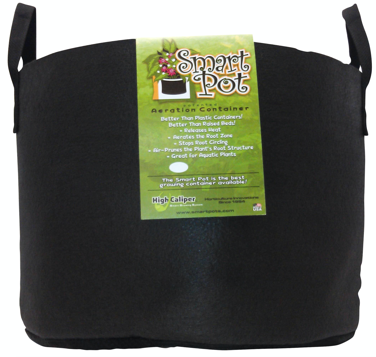  Smart Pot 20-Gallon pots with Handles Black in Bulk (72473) UPC 80674344140201