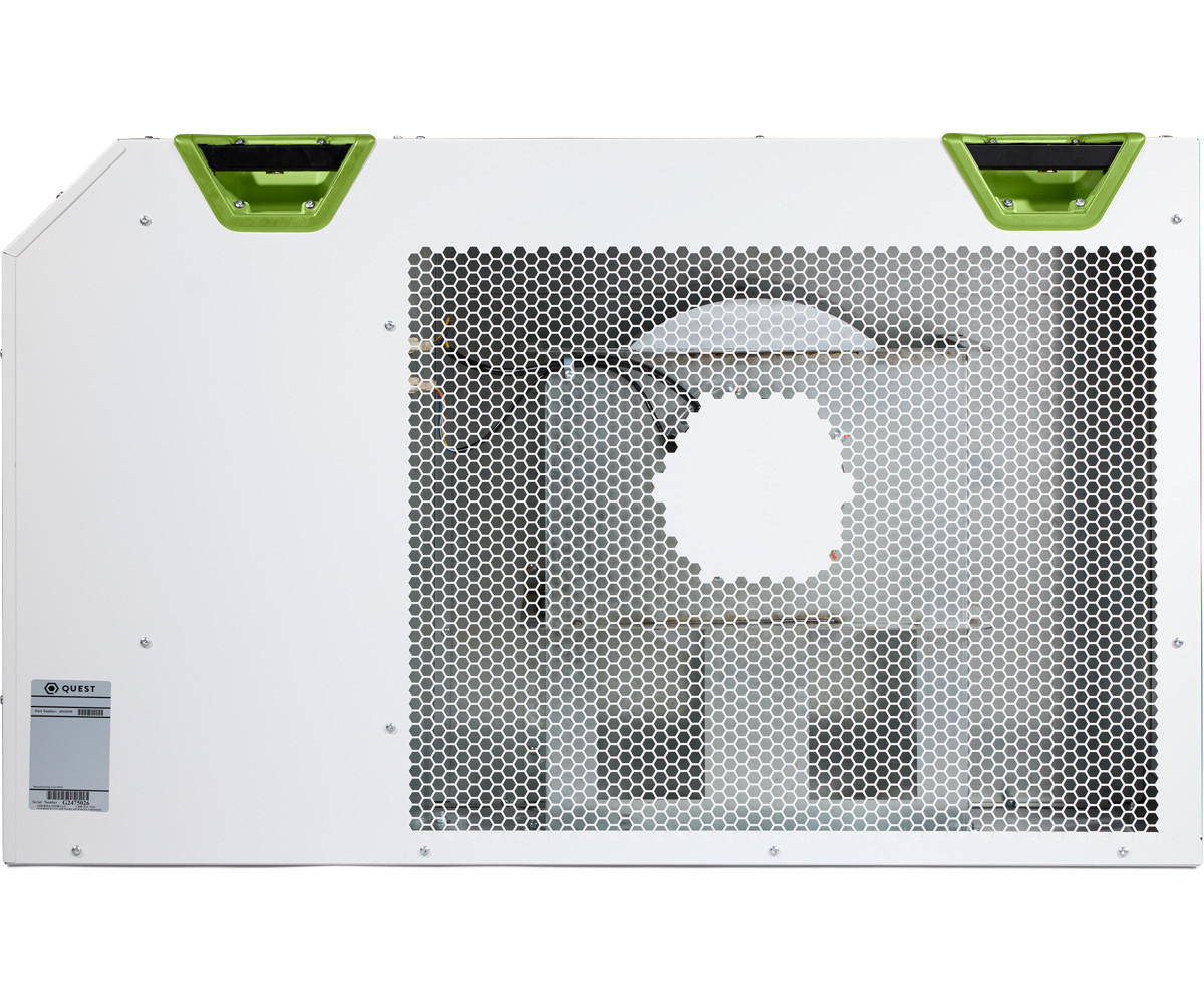 Quest 506 High Efficiency Overhead Dehumidifier with M-CoRR Technology, 500 Pints/Day ,277 V, 1150 CFM, 30,500 BTU, MERV 13 Filter (4046310) UPC 810017961757 (2)