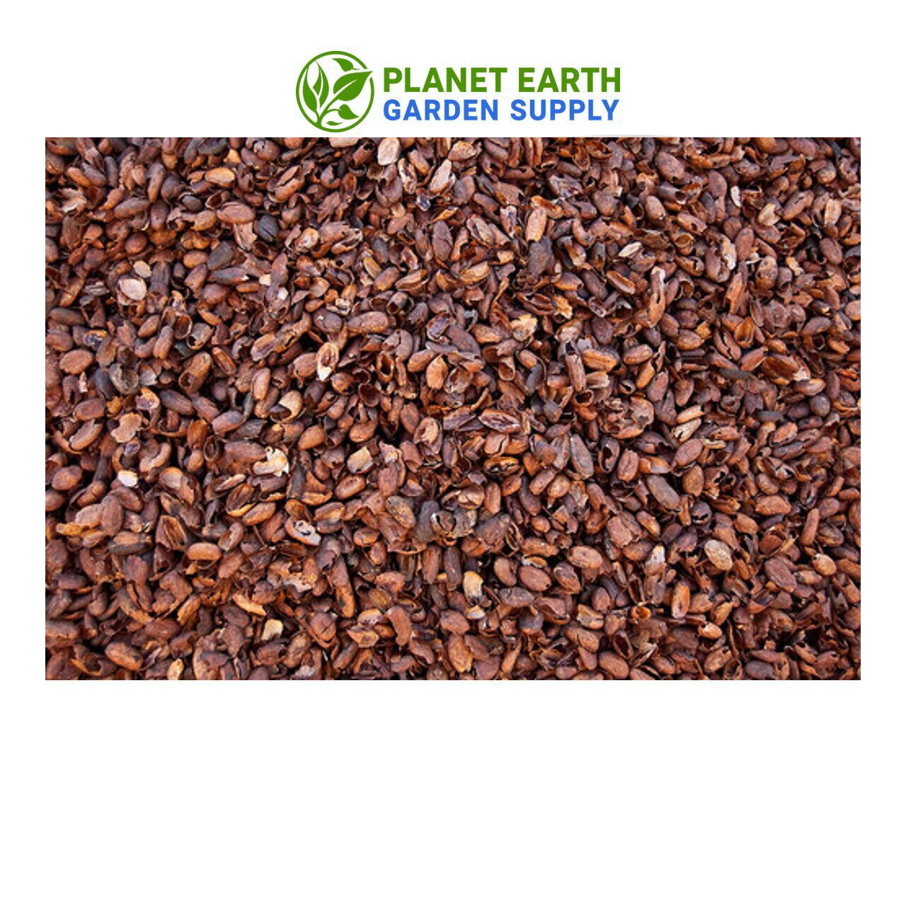 Hull Farm bulk cocoa bean shell mulch helps retain soil moisture and suppress weeds in landscaped garden beds.