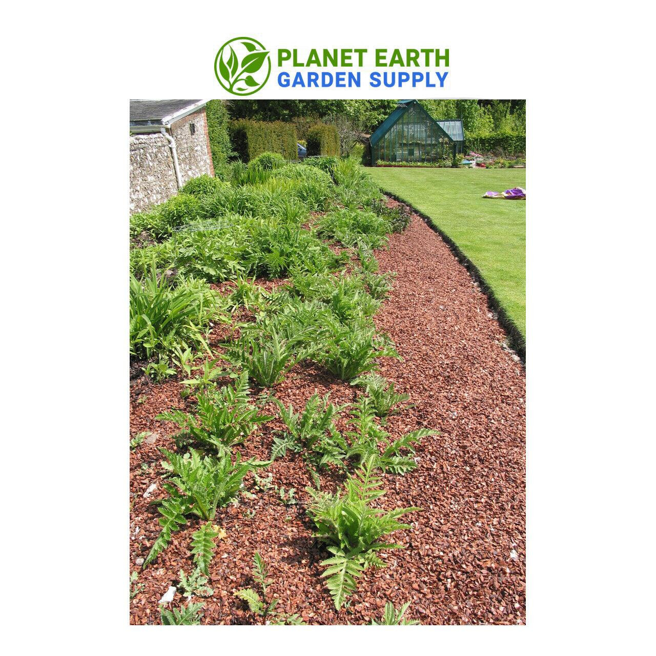 Hull Farm Cocoa Shell Mulch pallet with 60 two cubic foot bags for commercial landscaping and residential gardens.