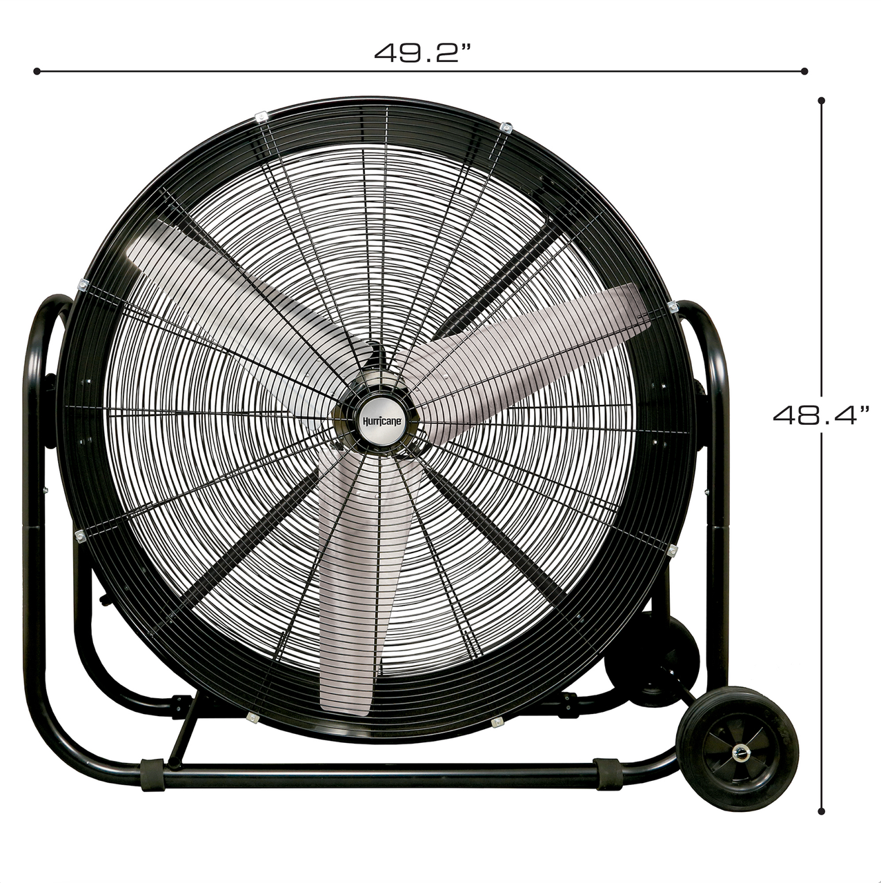 Hurricane Pro Heavy Duty Adjustable Tilt Drum Fan (42 Inch) (736488) UPC 849969025781