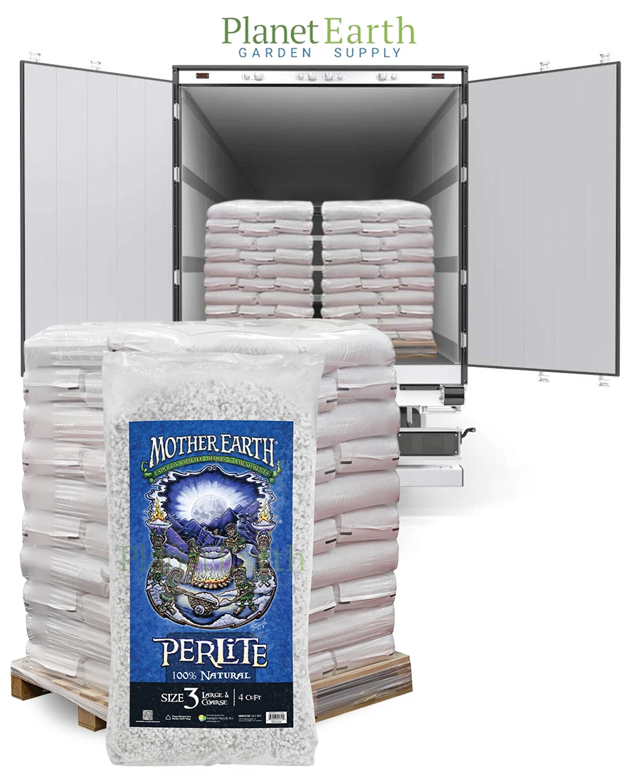 Mother Earth Perlite # 3 (4 cubic foot bags) Full Truckload (713310) UPC 20870883009513 