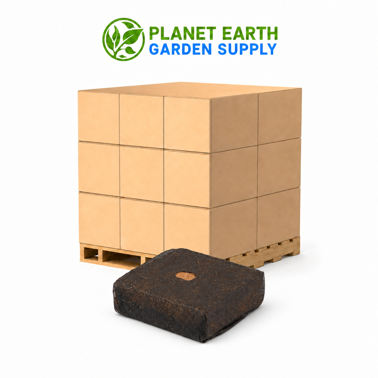 Botanicare CocoPro 6 × 6 × 6-inch cubes, 30-count packages available in bulk at PlanetEarthGardenSupply.com.